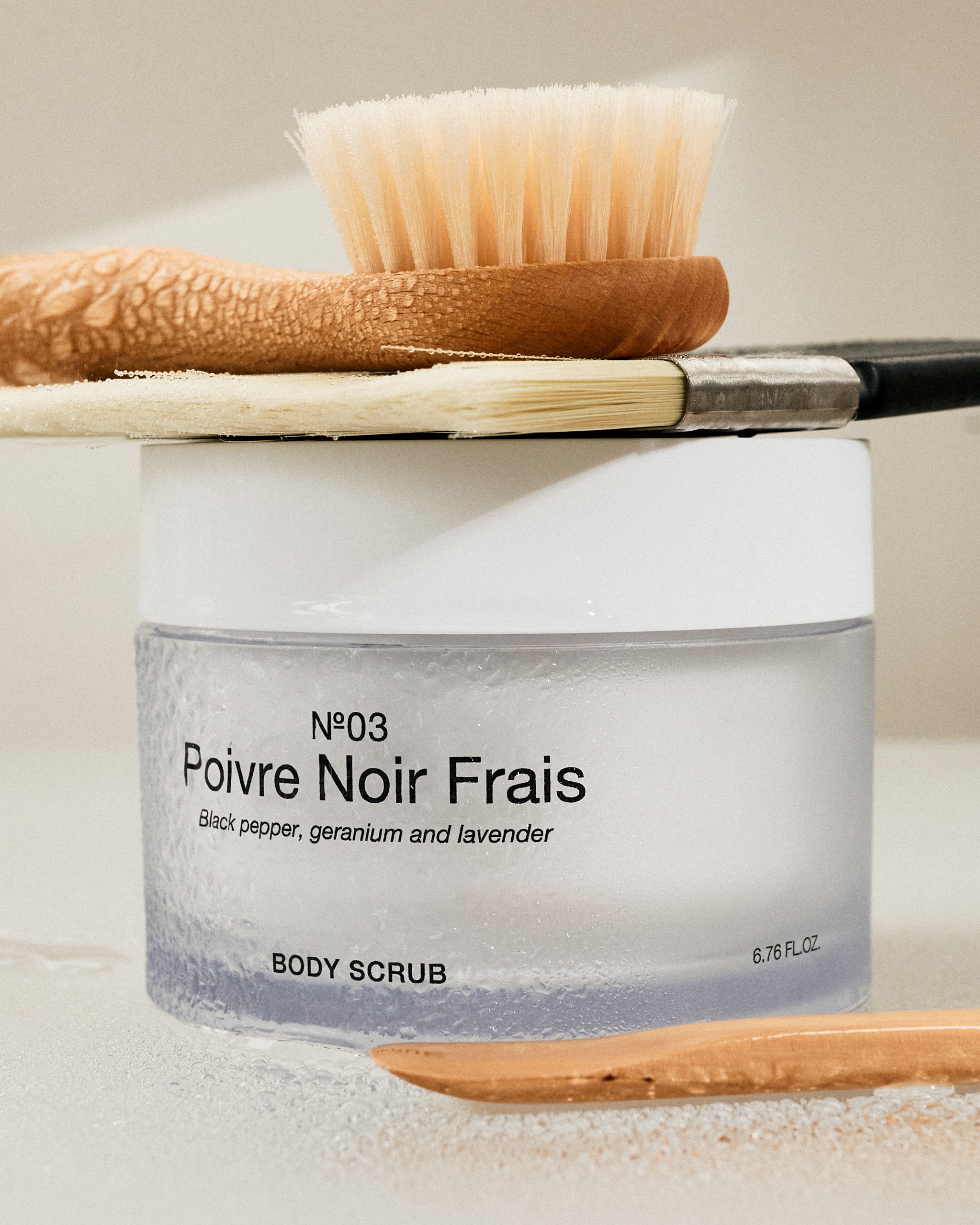 Caring Cream Body Scrub Poivre Noir Frais 200ml