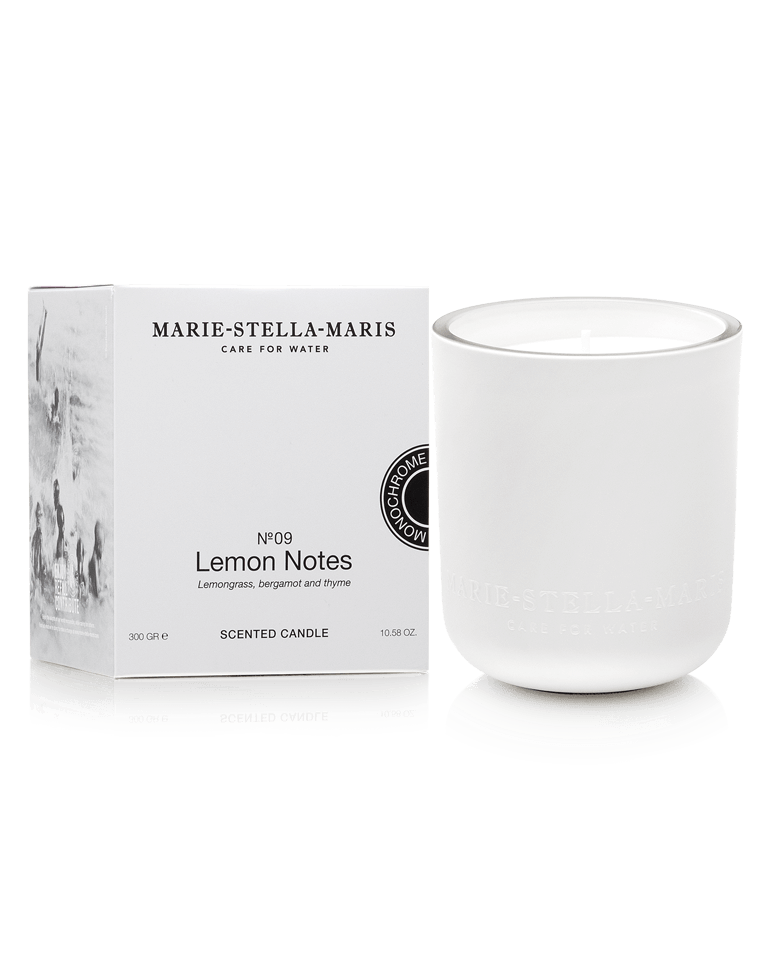 Luxurious Scented Candle (Refillable) Lemon Notes 300 gr