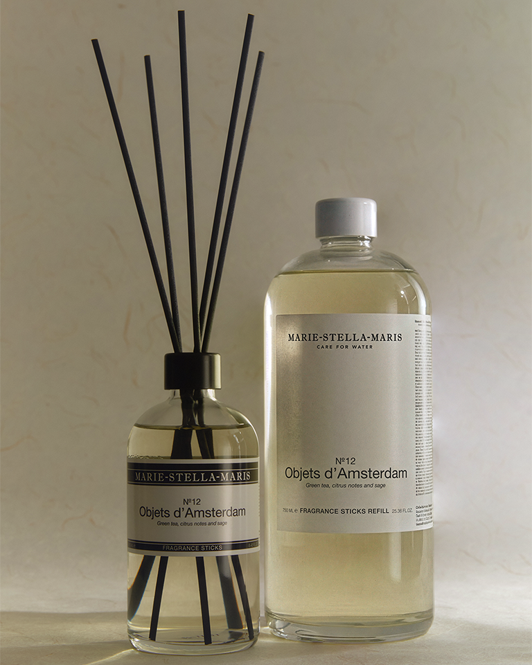 Recharge de bâtonnets parfumés Objets d'Amsterdam en verre 750 ml