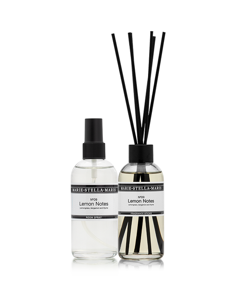 Marie-Stella-Maris Home Discovery Bundle No.09 Lemon Notes with fragrance sticks and room spray 100 ml