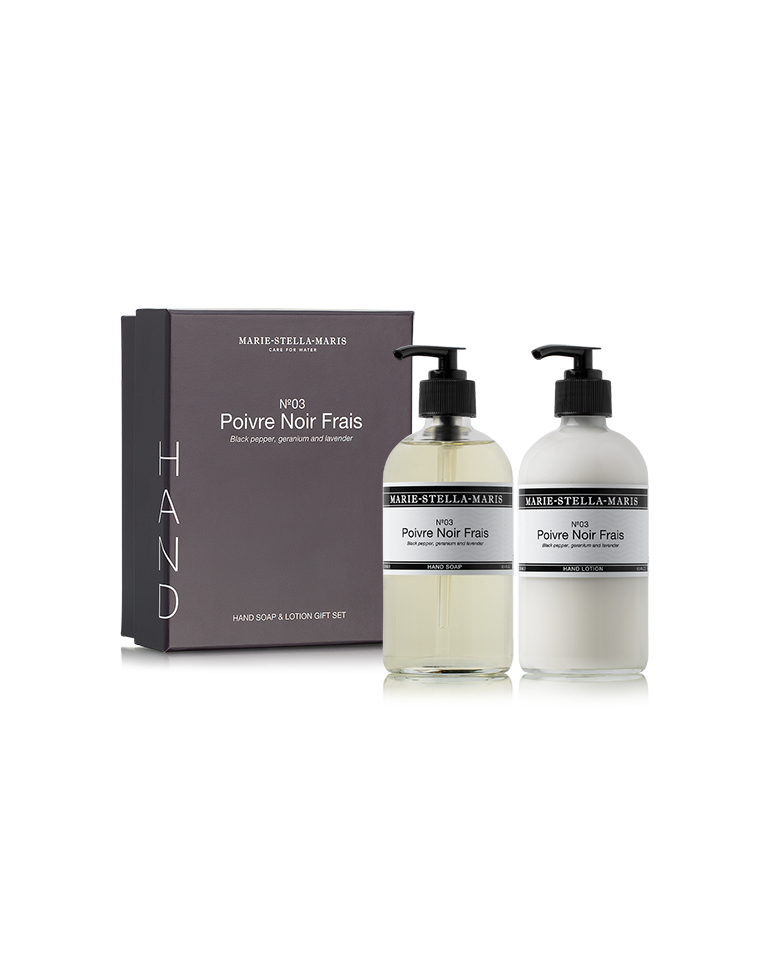 Handgeschenkset Poivre Noir Frais 2x250 ml