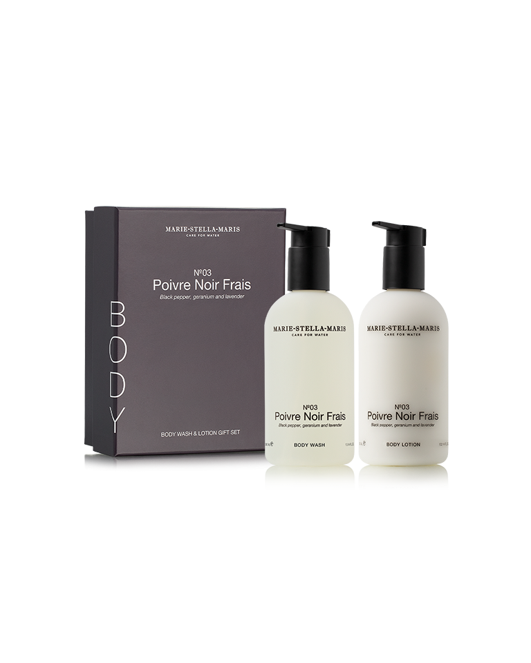 Coffret Corps Poivre Noir Frais 2x 300 ml