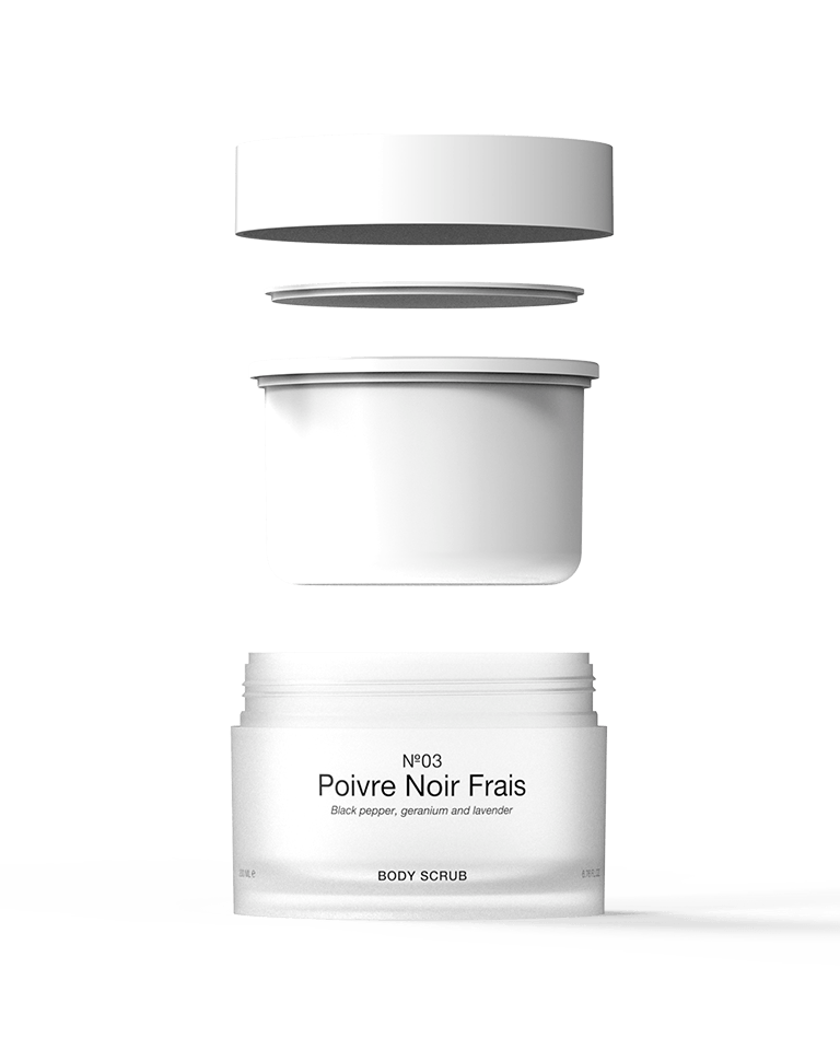 Body Scrub Refill Poivre Noir Frais 200 ml