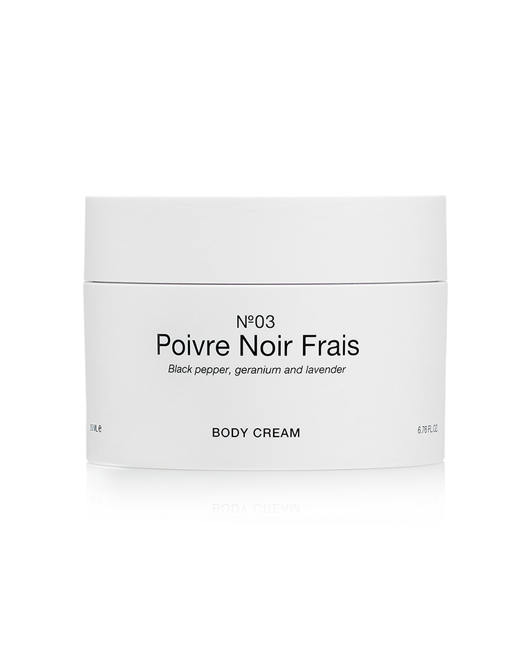 Body Cream Poivre Noir Frais 200 ml