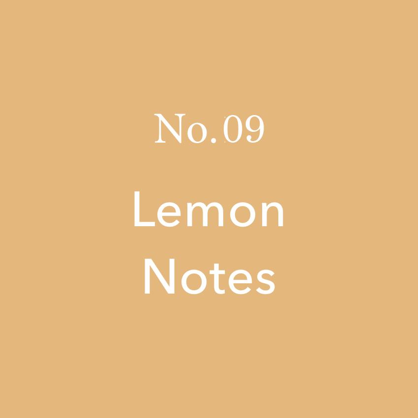 No.09 Lemon Notes