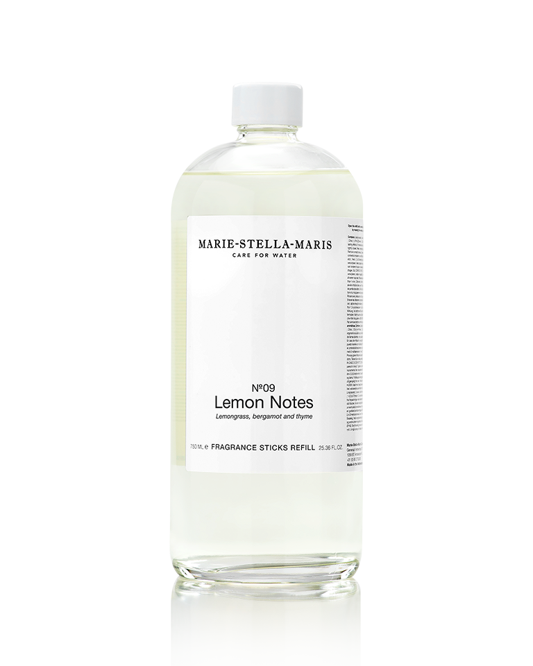 Fragrance Sticks Refill Lemon Notes Glass 750 ml
