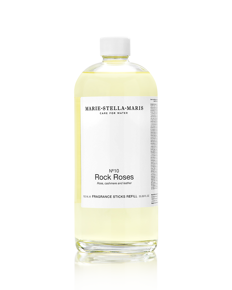 Duftstäbchen Nachfüllung Glas Rock Roses 750 ml
