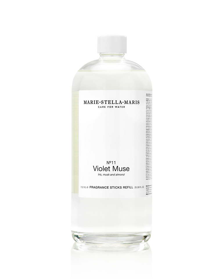 Duftstäbchen Refill Glas Violet Muse 750 ml