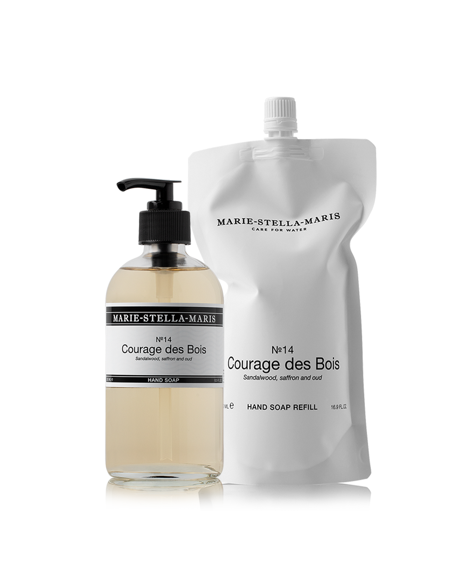 Lot de recharges de savon pour les mains Courage des Bois