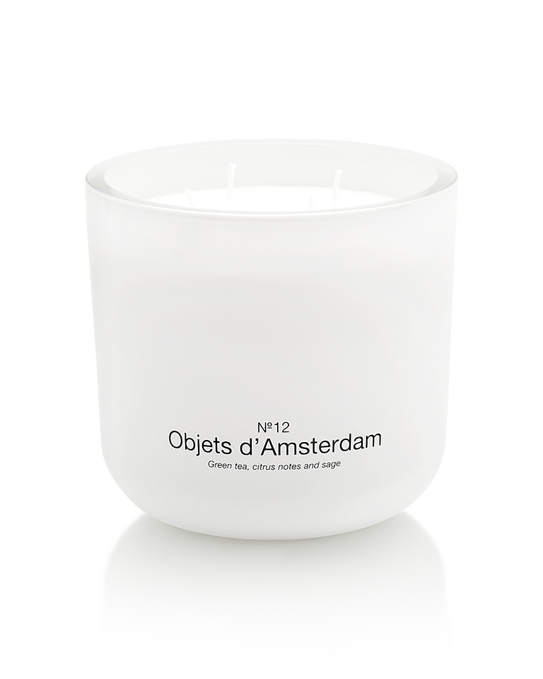 Geurkaars No.12 Objets d'Amsterdam XXL 900 gr